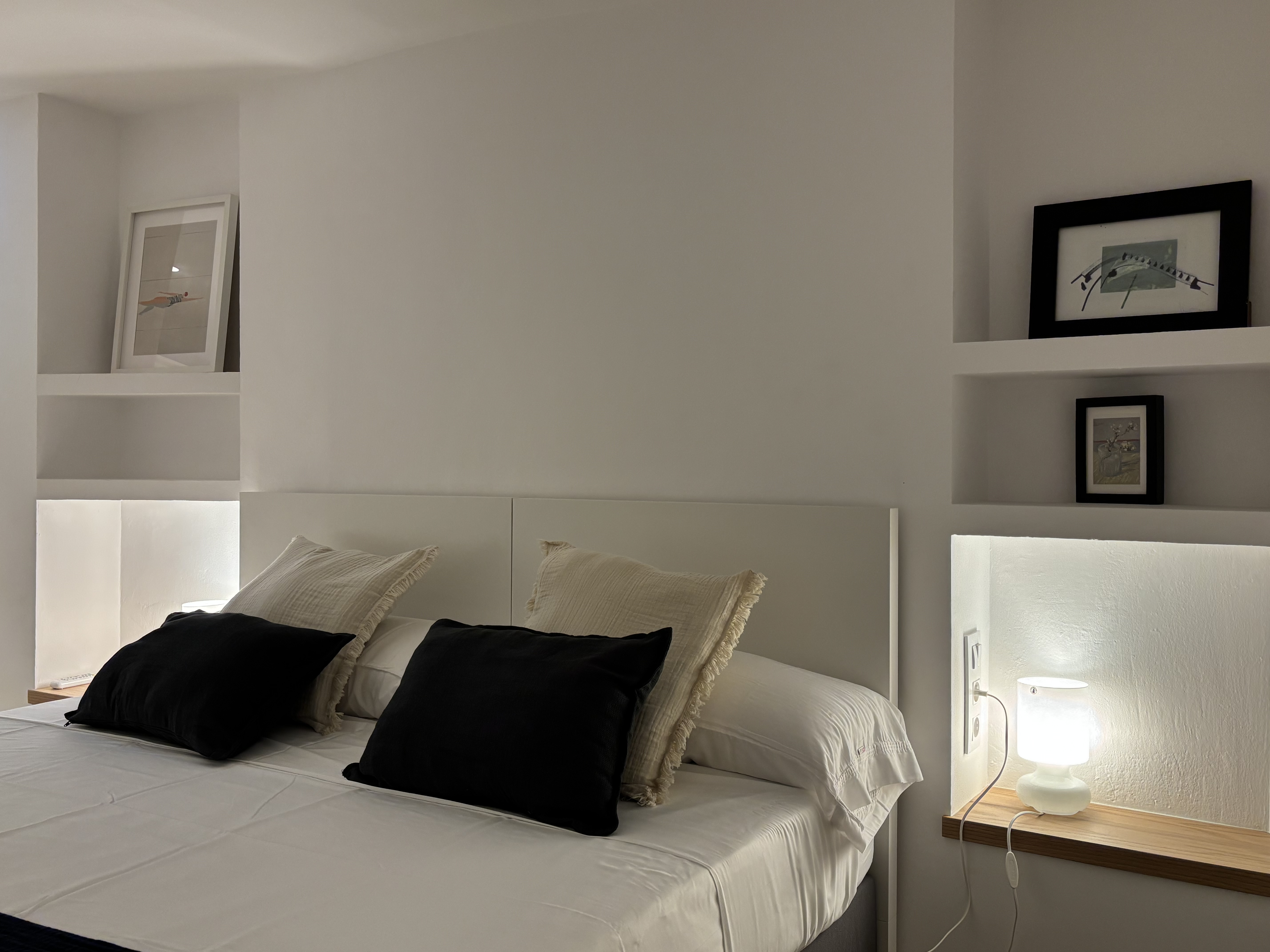 Apartment Des Puig - Comfortable bedroom with queen size bed